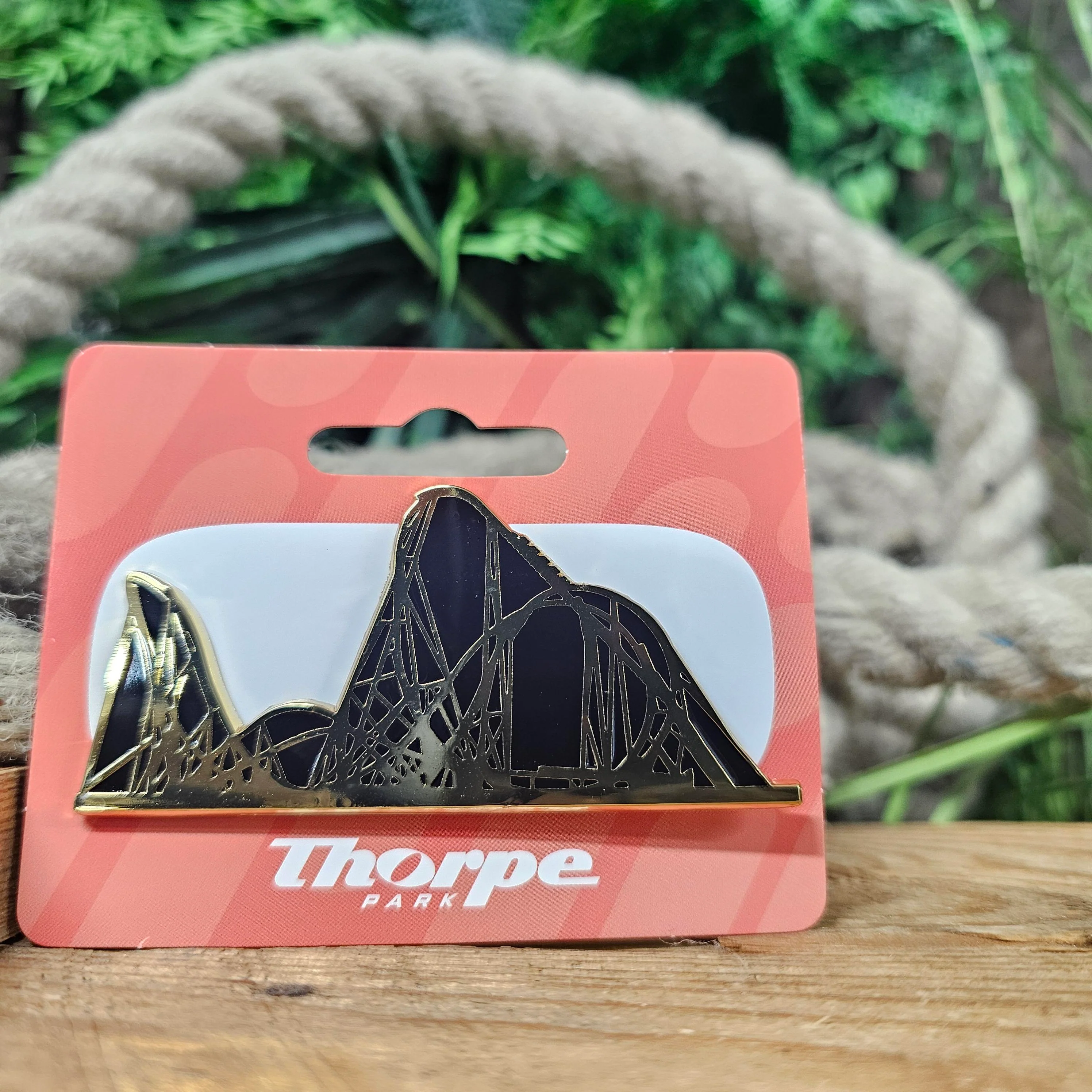 Large Hyperia Skyline Pin Badge
